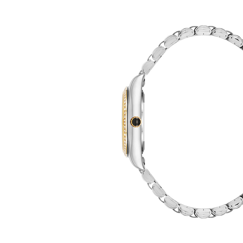 TWO TONE STATEMENT WATCH SILVER MULTI - Jewelry - Steve Madden Canada