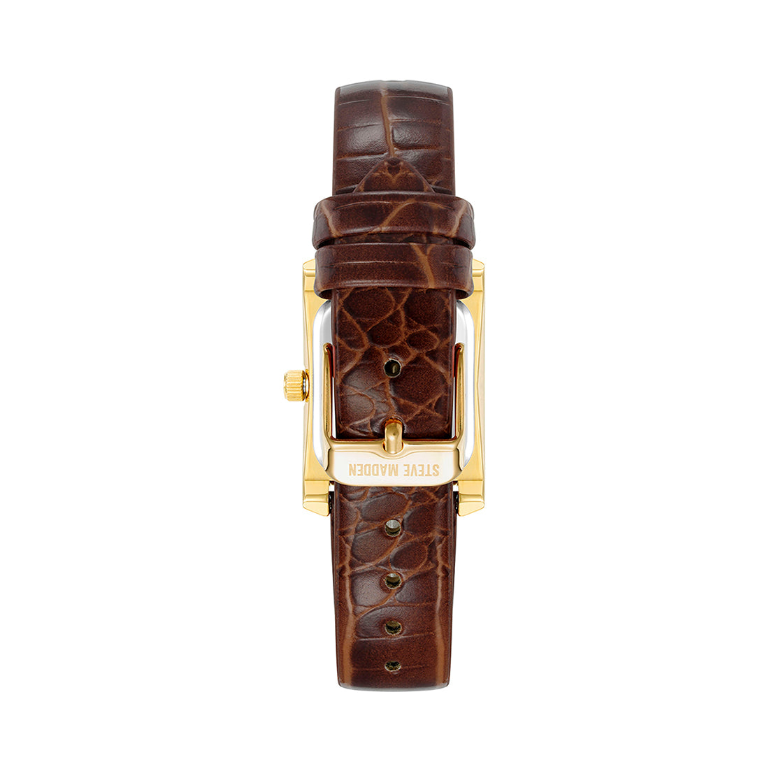 SLIM EMBOSSED WATCH GOLD MULTI - Jewelry - Steve Madden Canada
