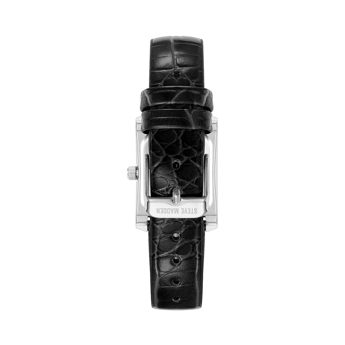 SLIM EMBOSSED WATCH SILVER MULTI - Jewelry - Steve Madden Canada