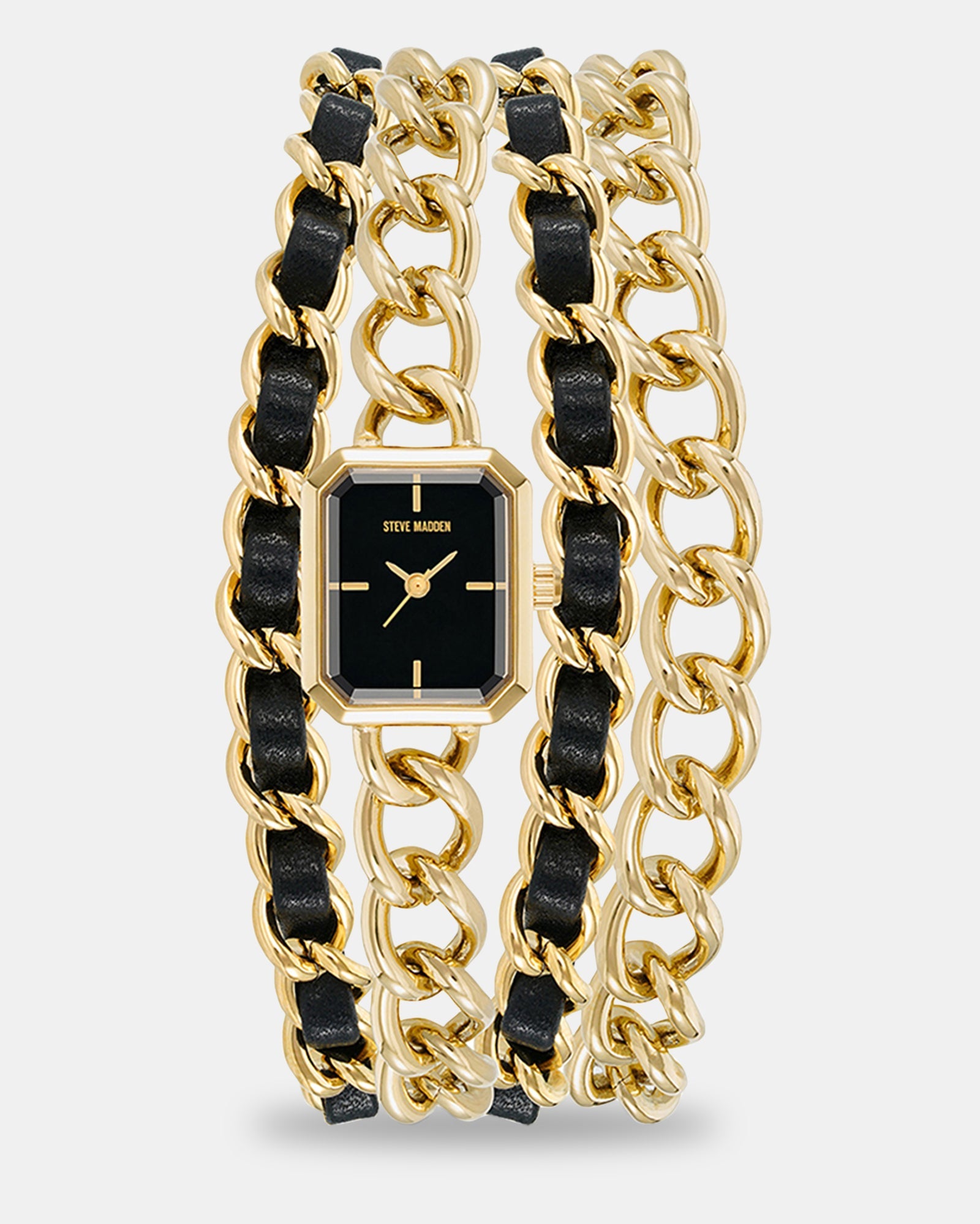 CHAIN BRACELET WATCH GOLD MULTI - Jewelry - Steve Madden Canada