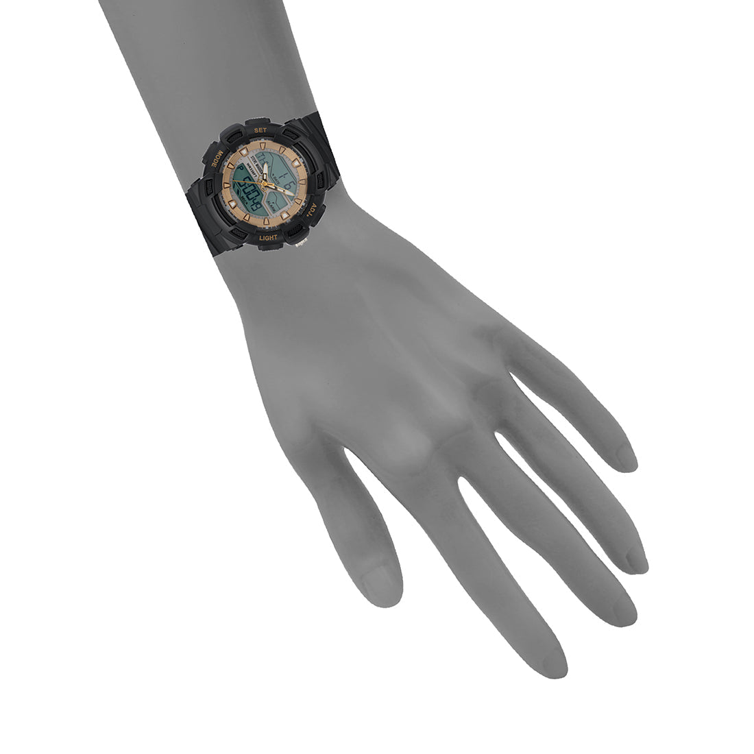 OVERSIZED SPORT WATCH BLACK MULTI - Jewelry - Steve Madden Canada