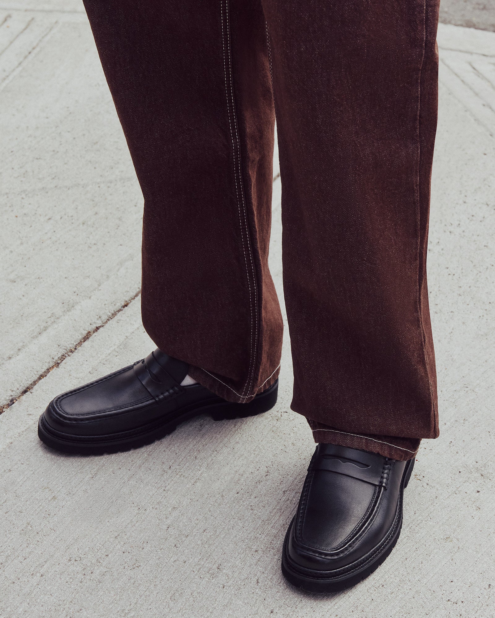 ASHERRR BLACK LEATHER - Men's Shoes - Steve Madden Canada
