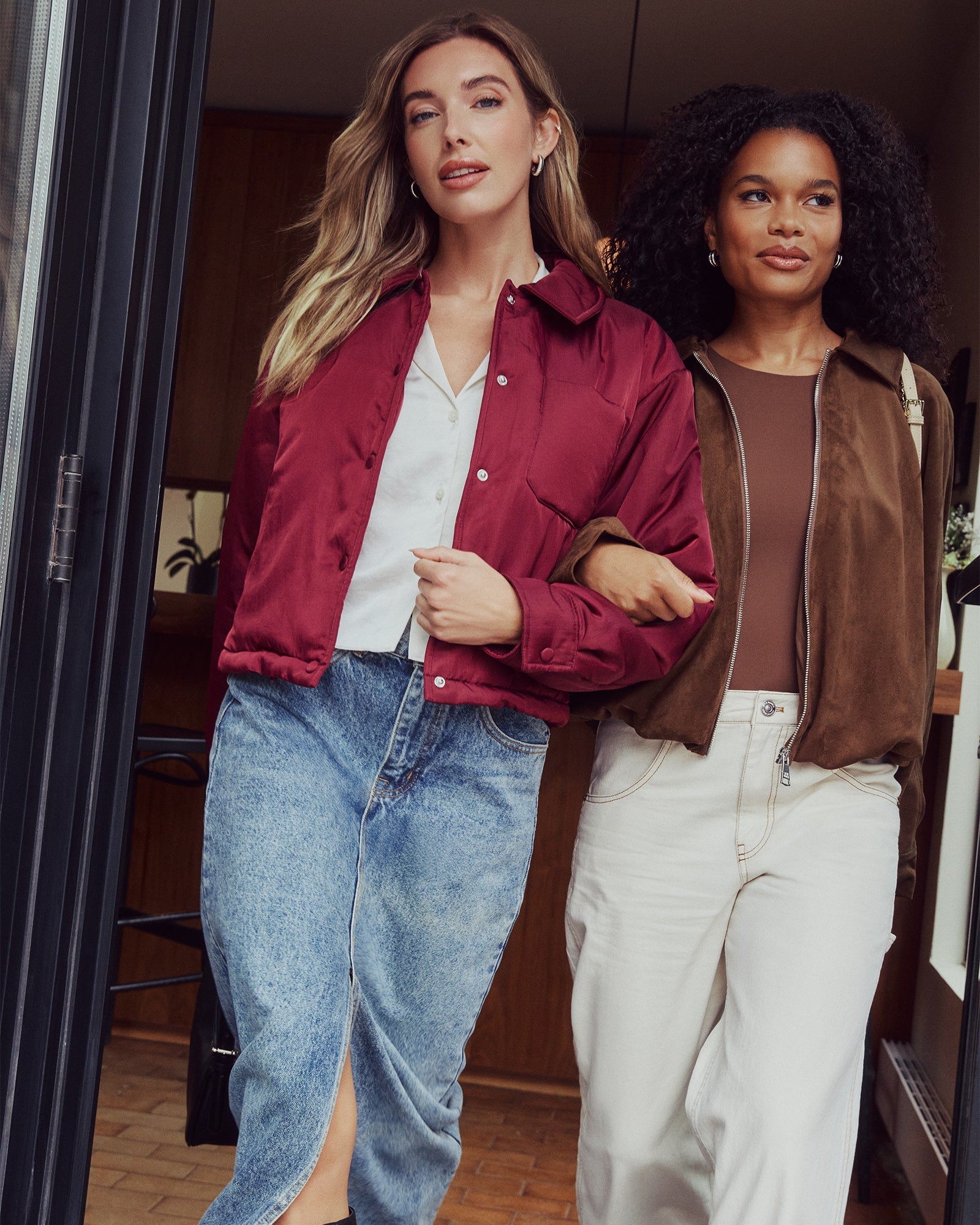 SELMA JACKET WINE - Clothing - Steve Madden Canada
