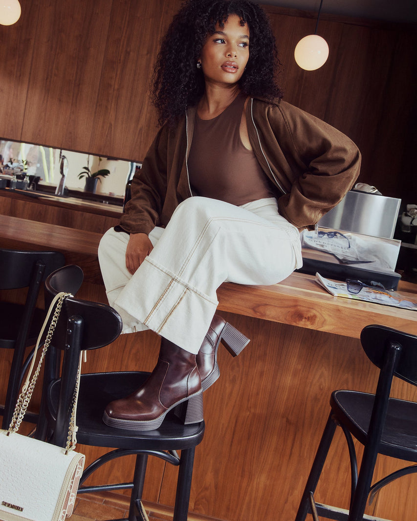 JINNI BROWN - Women's Shoes - Steve Madden Canada