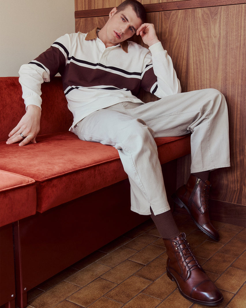 DAYMONN BROWN LEATHER - Men's Shoes - Steve Madden Canada