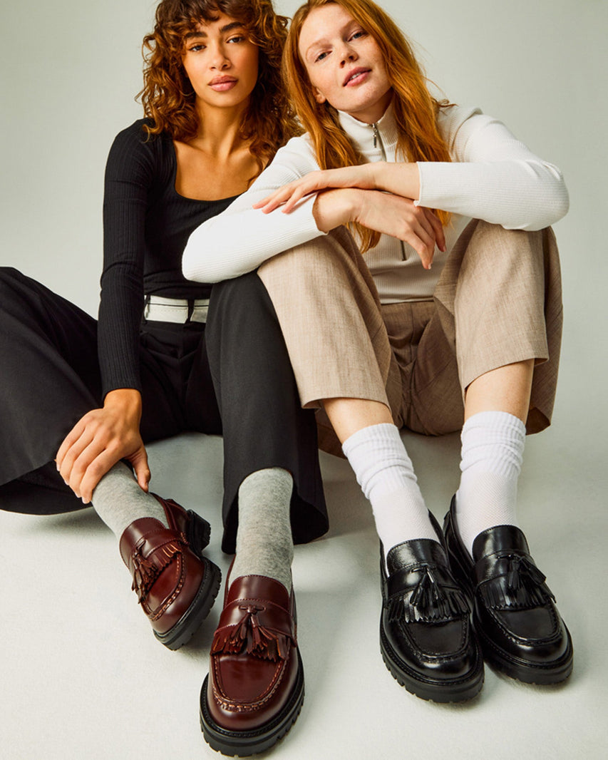 MINKA BLACK LEATHER - Women's Shoes - Steve Madden Canada