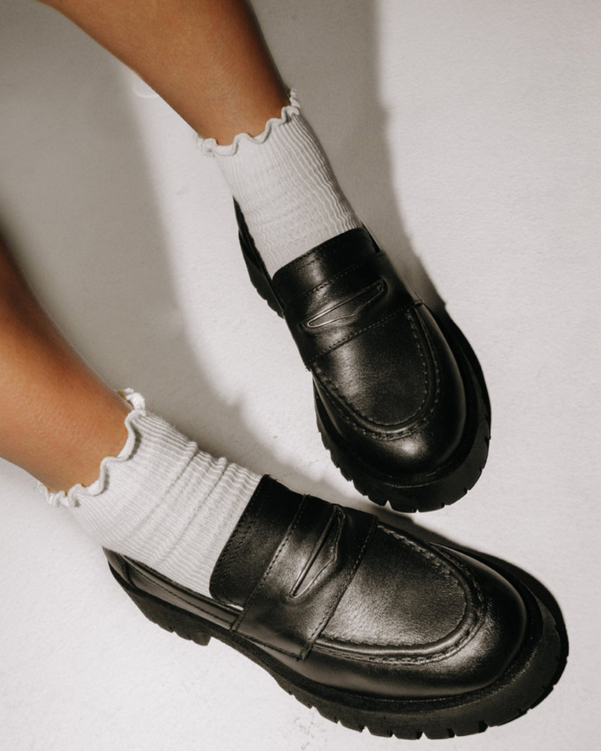LAWRENCE BLACK LEATHER - Women's Shoes - Steve Madden Canada