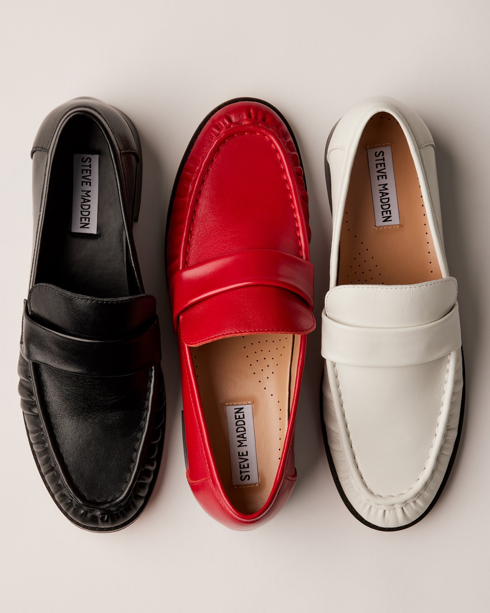 RIDLEY RED LEATHER - Women's Shoes - Steve Madden Canada