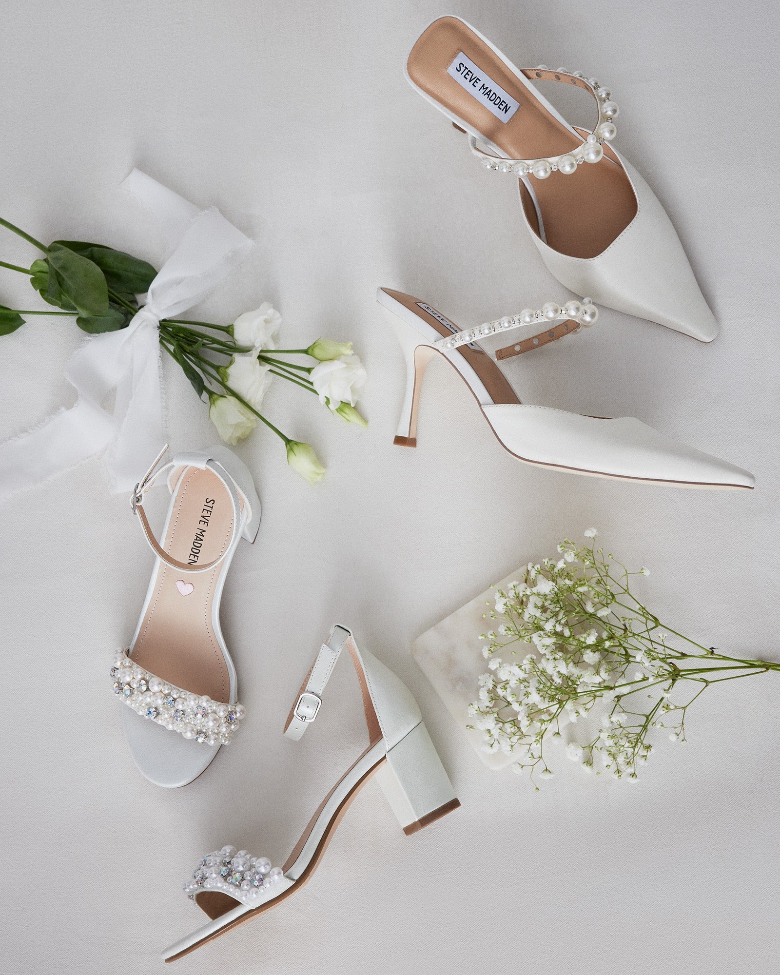 BRECKI-P WHITE FABRIC - Women's Shoes - Steve Madden Canada