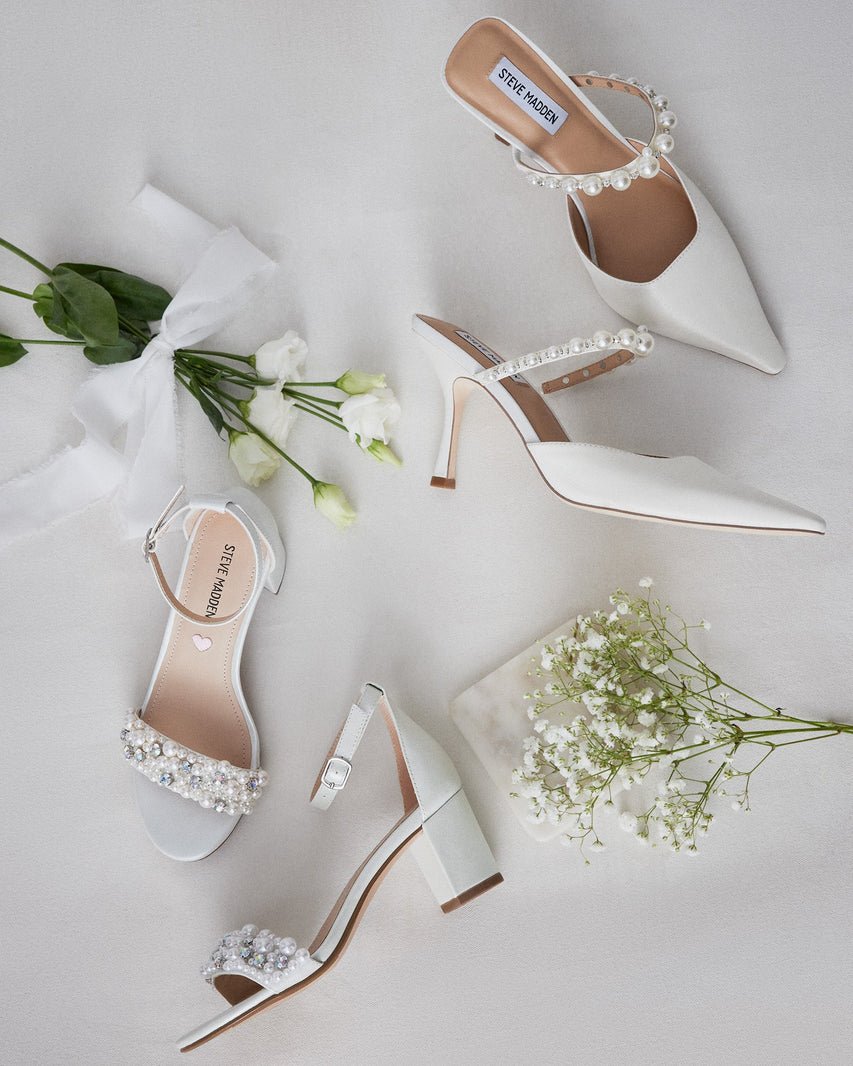 BRECKI-P WHITE FABRIC - Women's Shoes - Steve Madden Canada