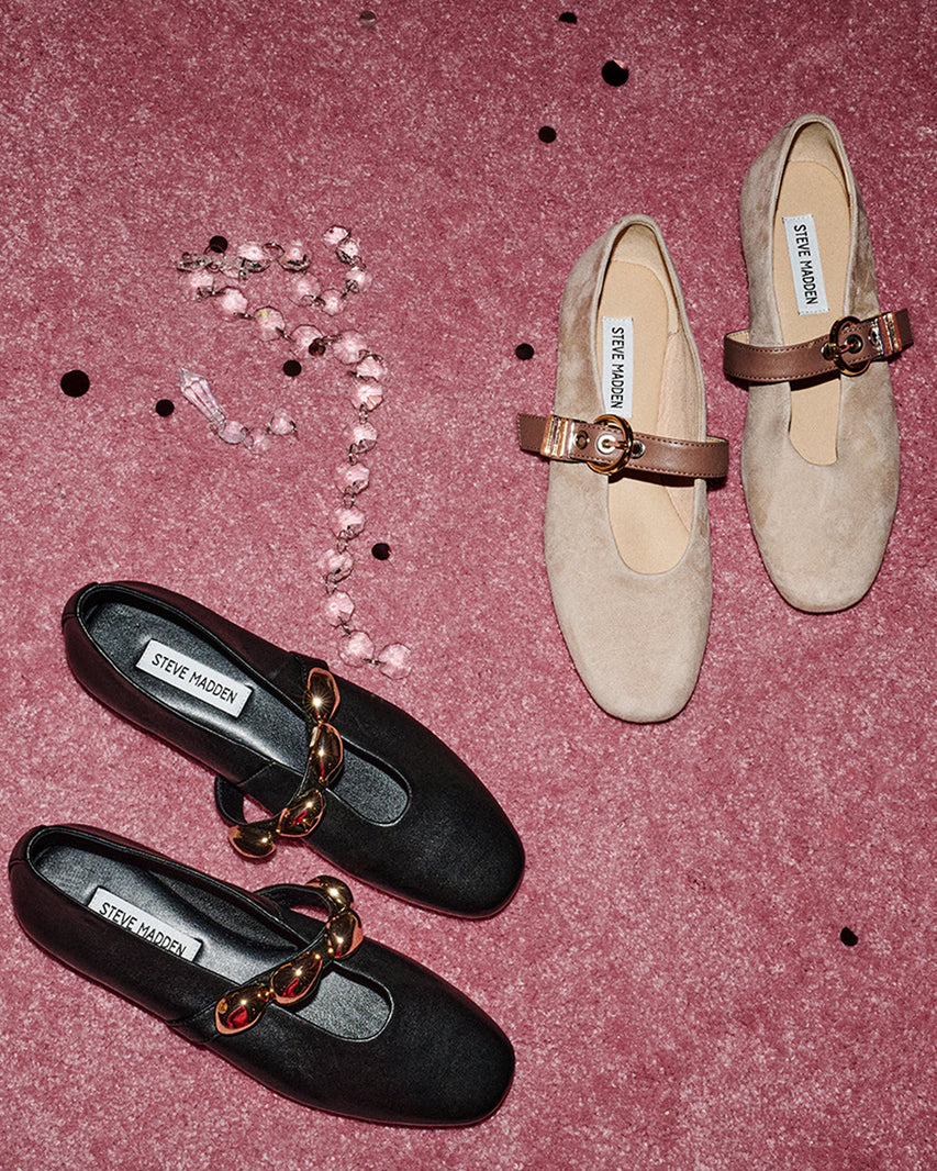 POPPIN BLACK LEATHER - Women's Shoes - Steve Madden Canada
