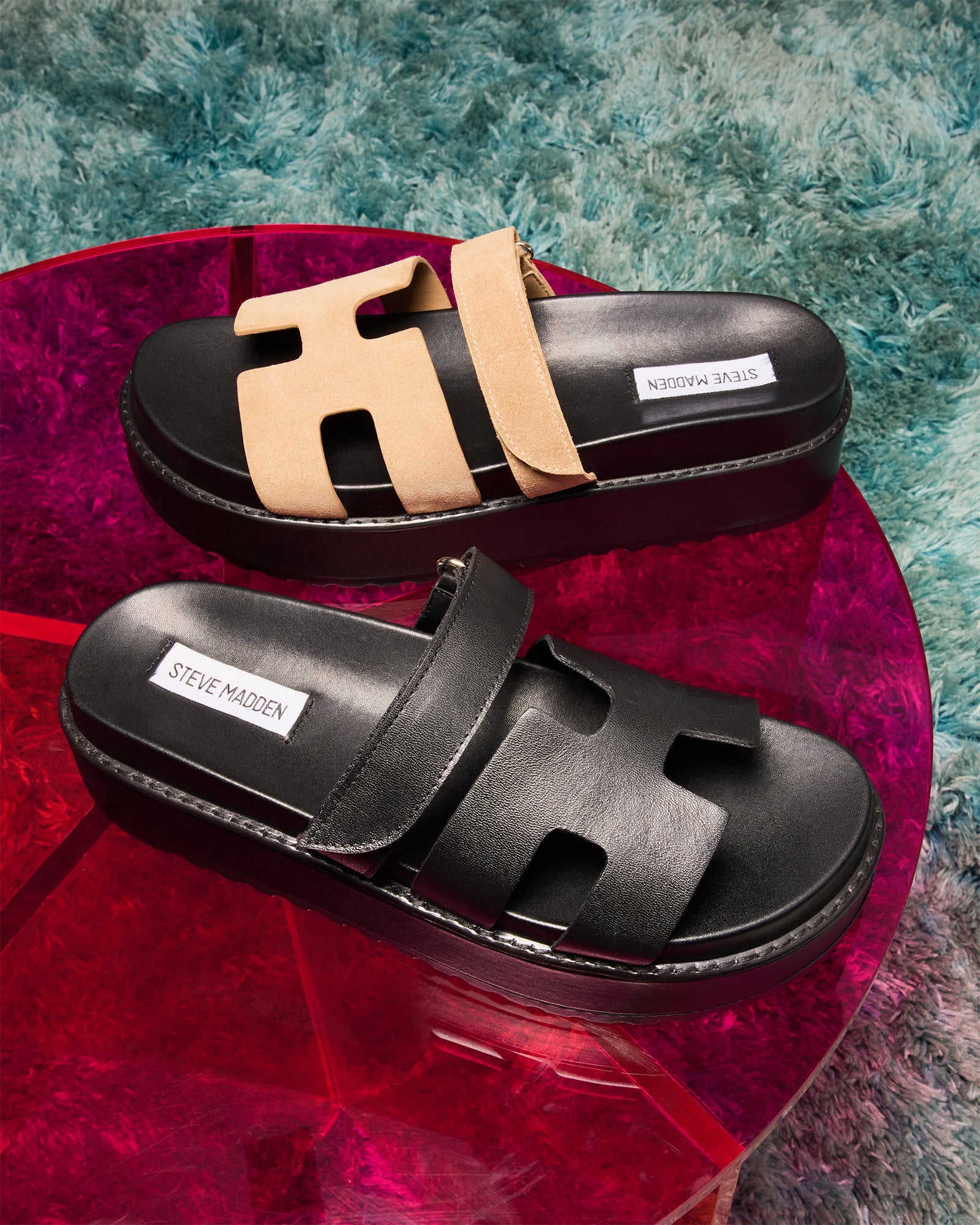 BIGMAYVEN BLACK LEATHER - Women's Shoes - Steve Madden Canada