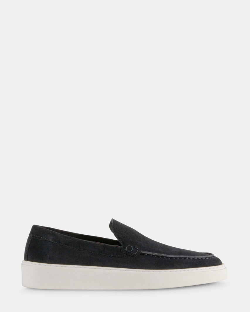 ASHTINN NAVY SUEDE - Men's Shoes - Steve Madden Canada