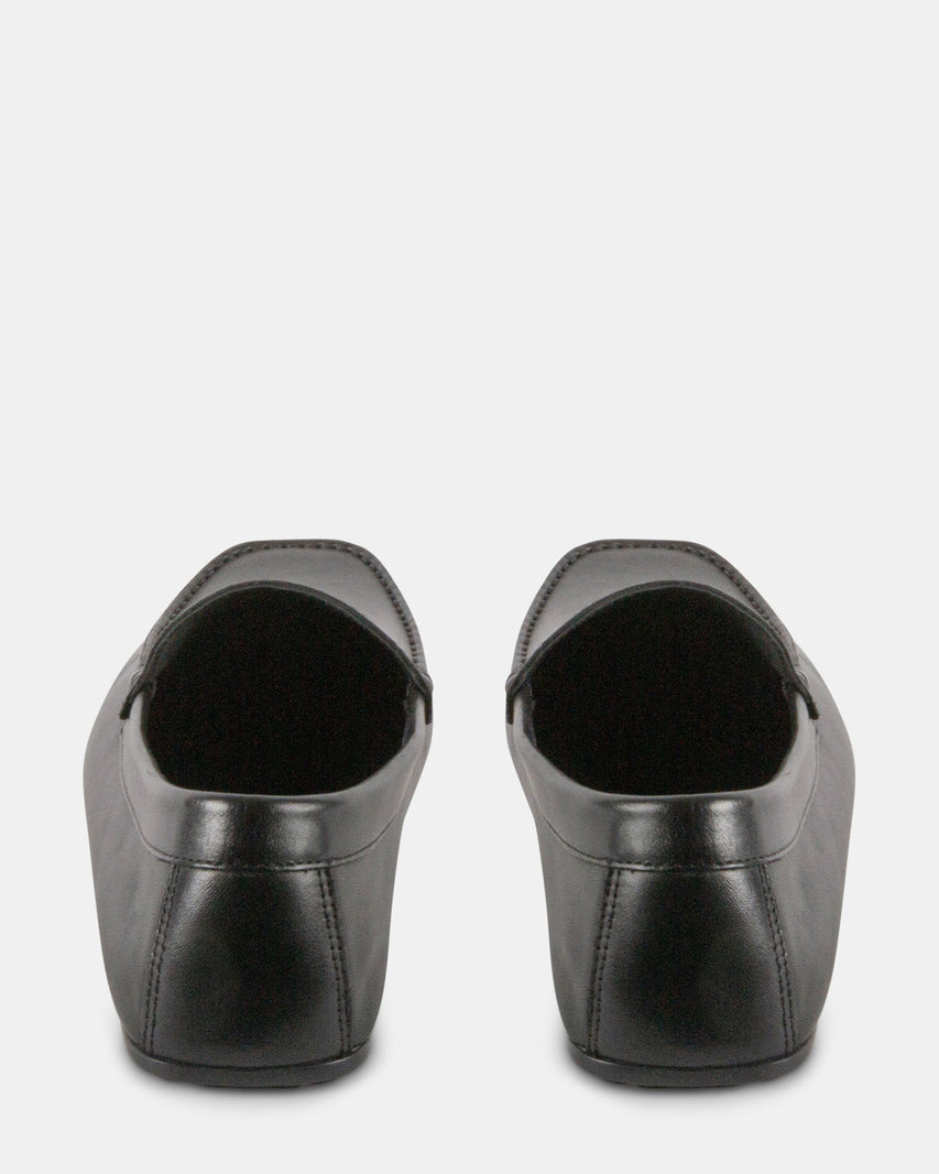 STENSON BLACK LEATHER - Men's Shoes - Steve Madden Canada
