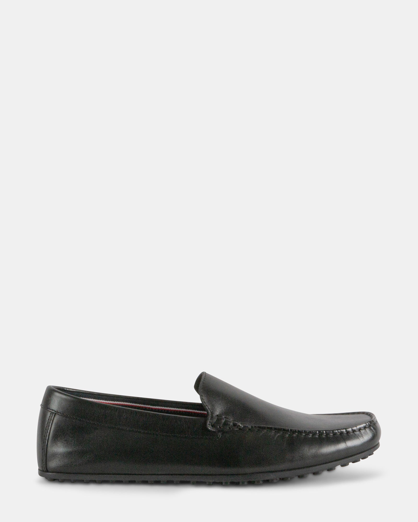 STENSON BLACK LEATHER - Men's Shoes - Steve Madden Canada