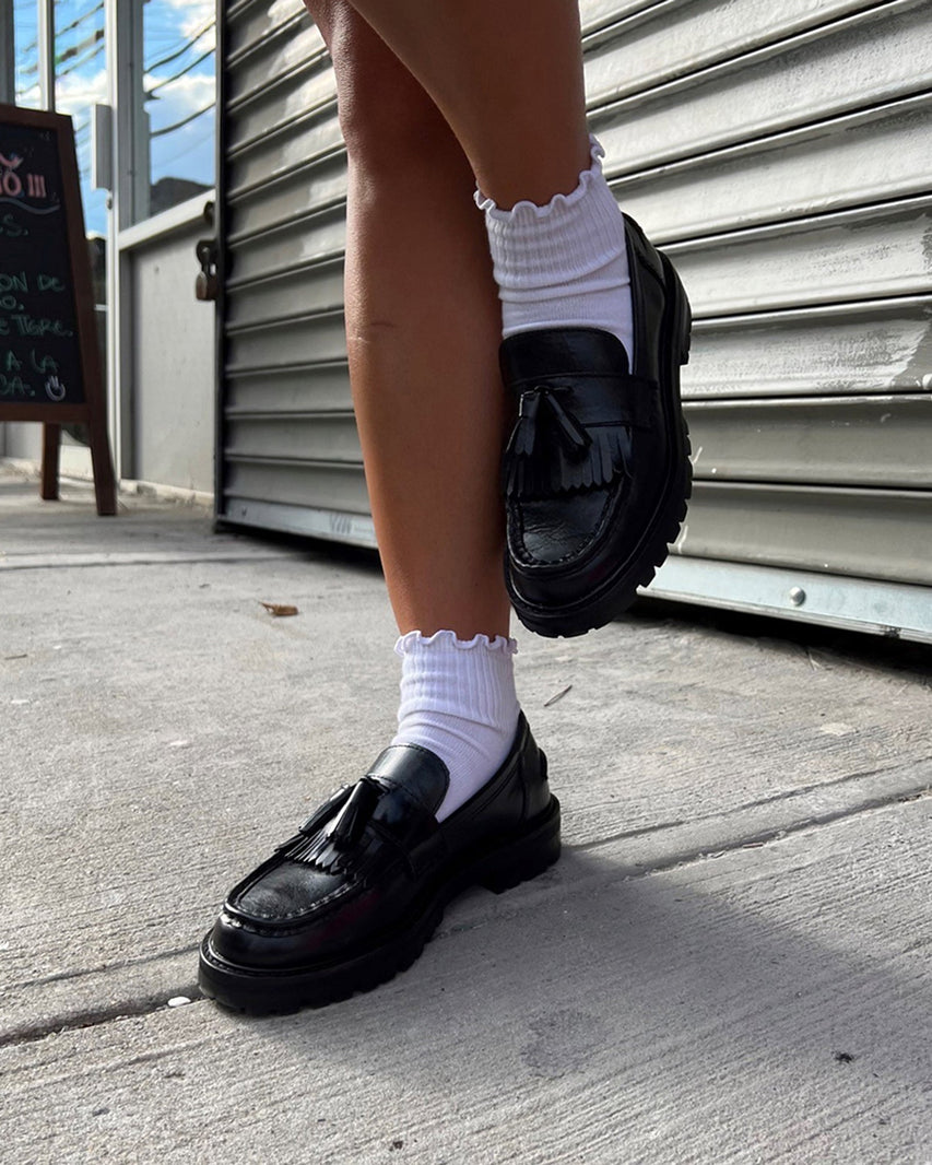 MINKA BLACK LEATHER - Women's Shoes - Steve Madden Canada