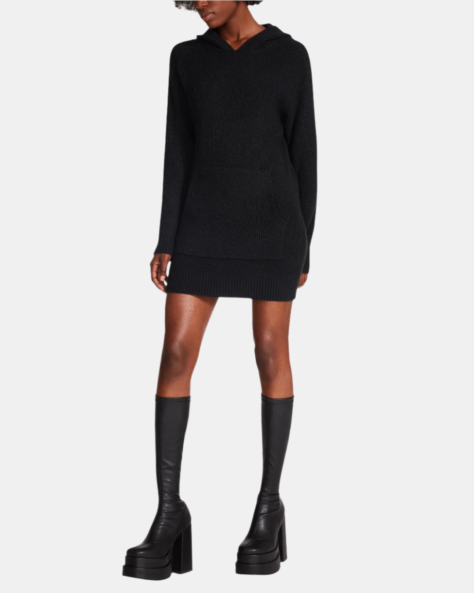 TAYLOR SWEATER BLACK - Clothing - Steve Madden Canada