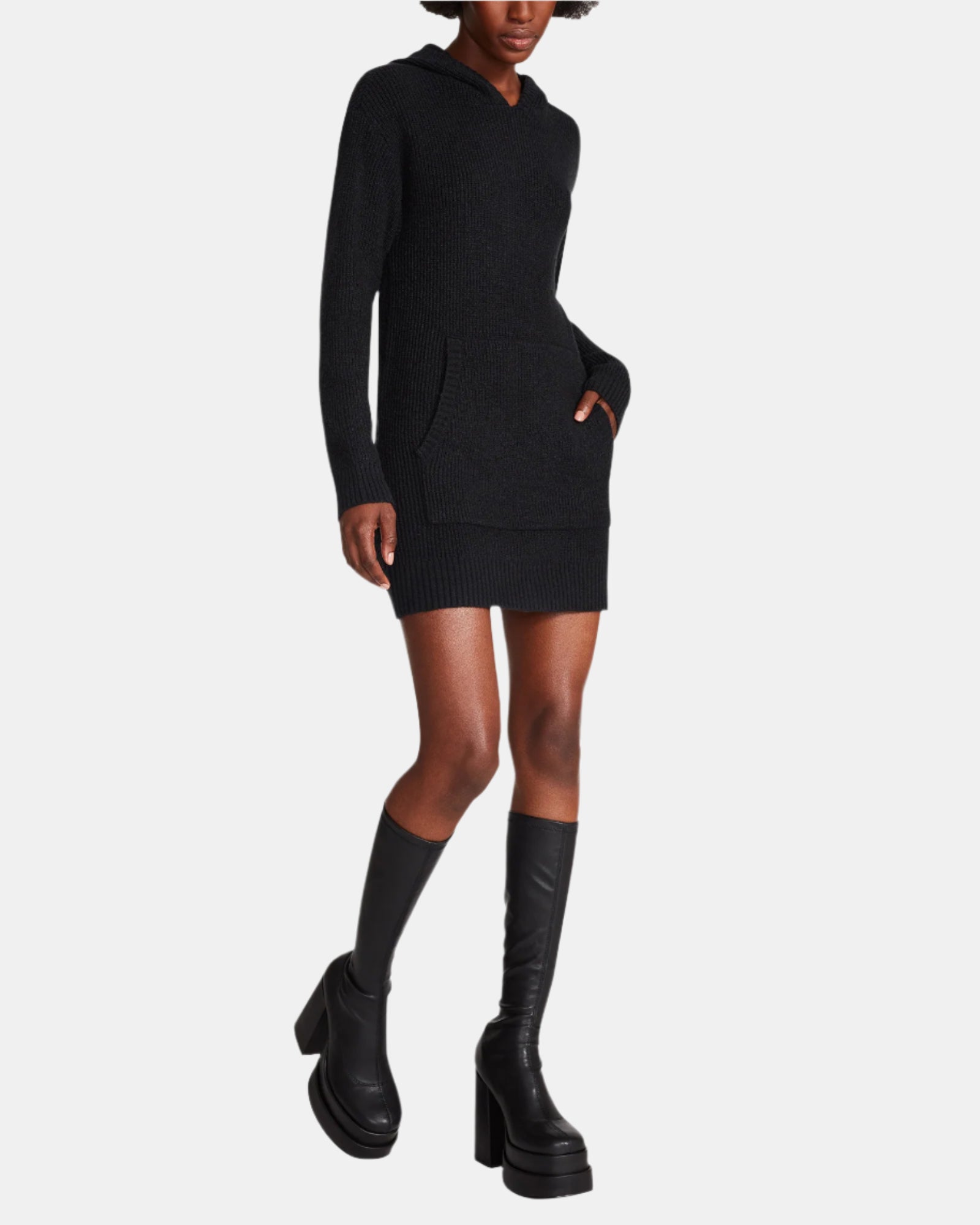 TAYLOR SWEATER BLACK - Clothing - Steve Madden Canada