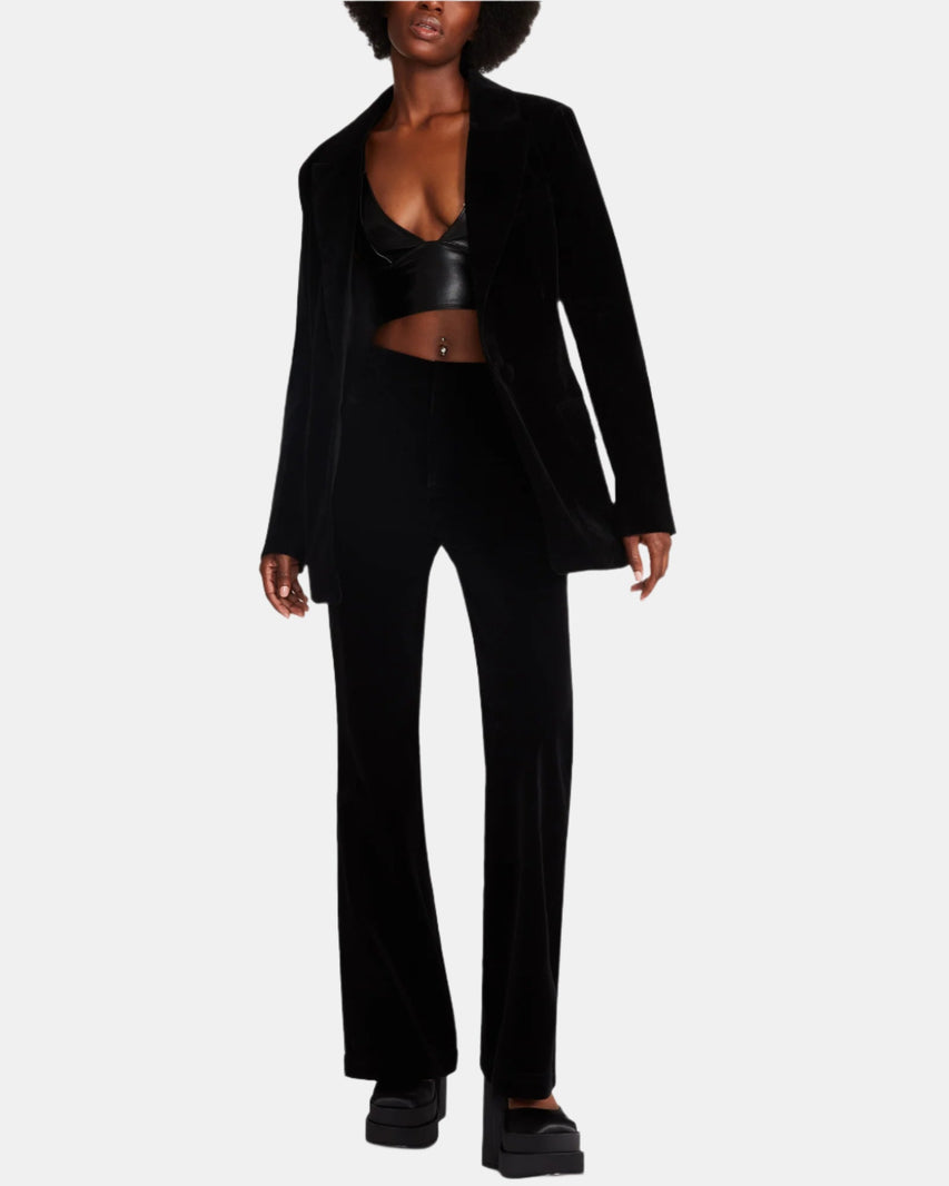 HARLOW PANT BLACK - Clothing - Steve Madden Canada