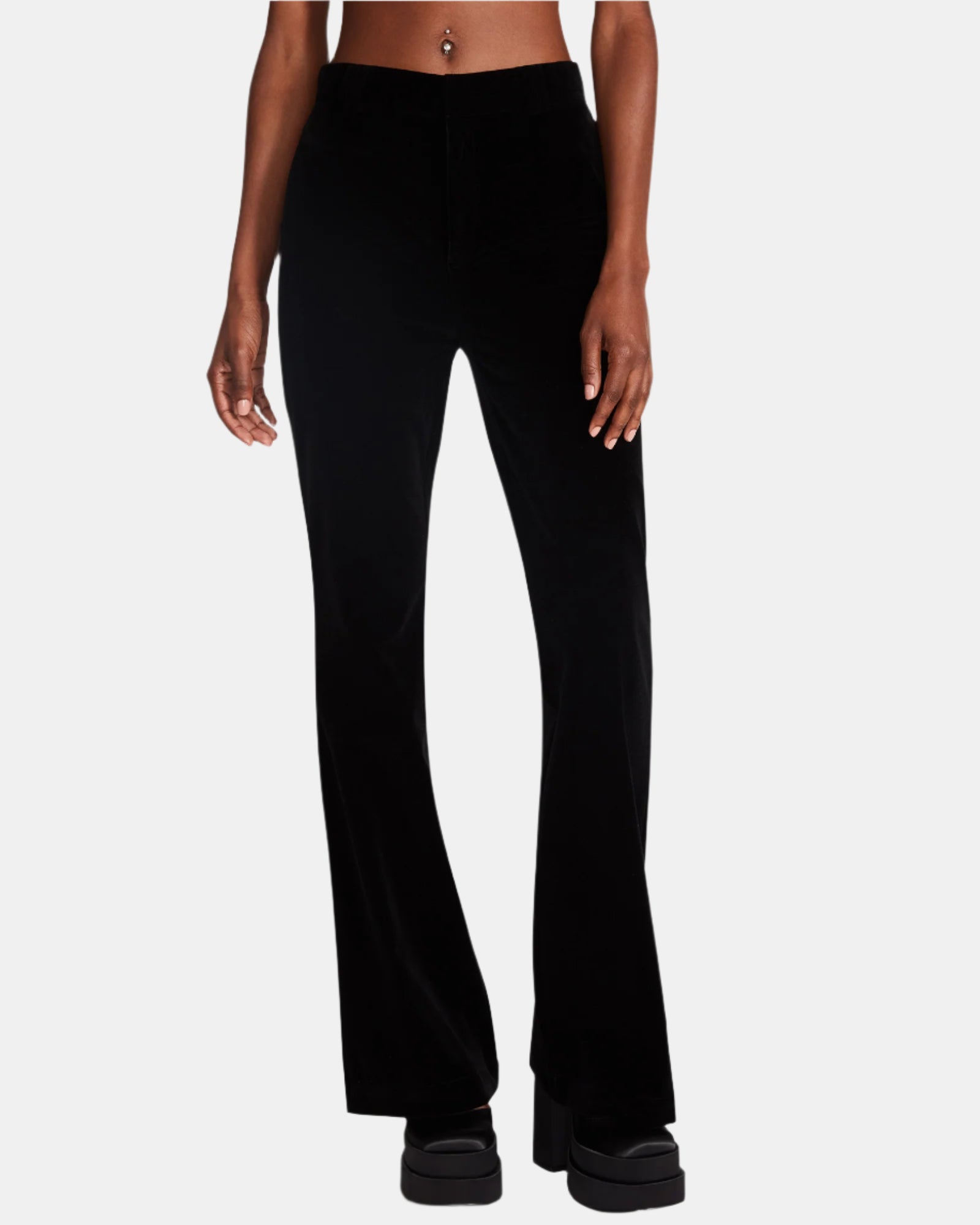 HARLOW PANT BLACK - Clothing - Steve Madden Canada