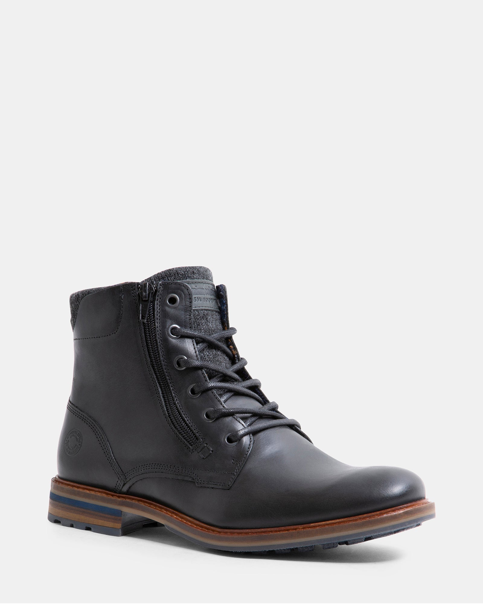 BALDWIN BLACK LEATHER - Men's Shoes - Steve Madden Canada