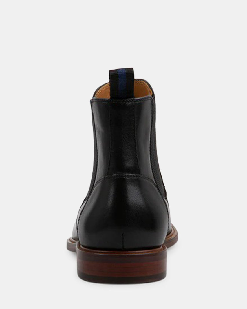 CHASE BLACK LEATHER - Men's Shoes - Steve Madden Canada
