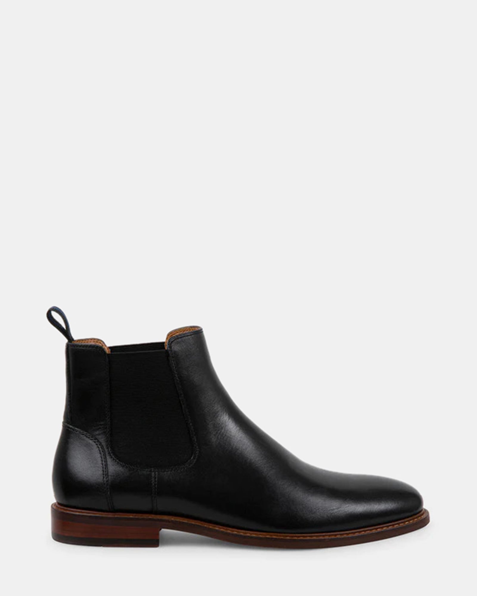CHASE BLACK LEATHER - Men's Shoes - Steve Madden Canada