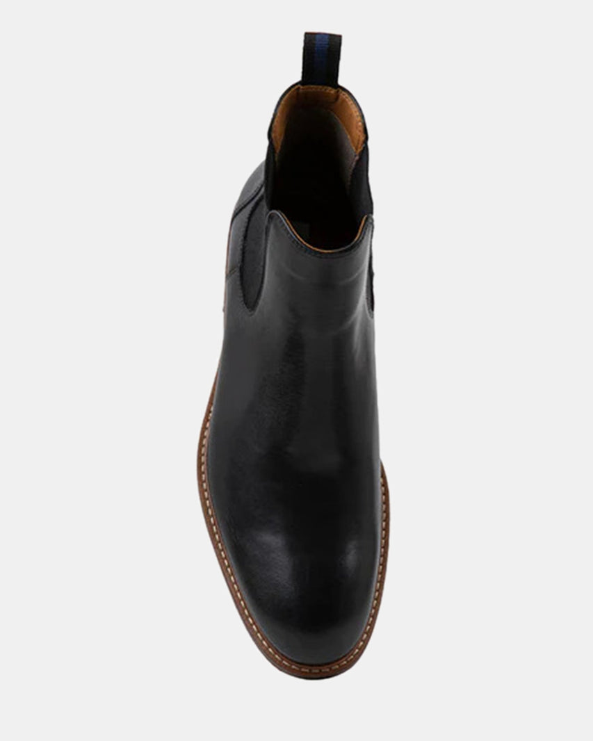 CHASE BLACK LEATHER - Men's Shoes - Steve Madden Canada