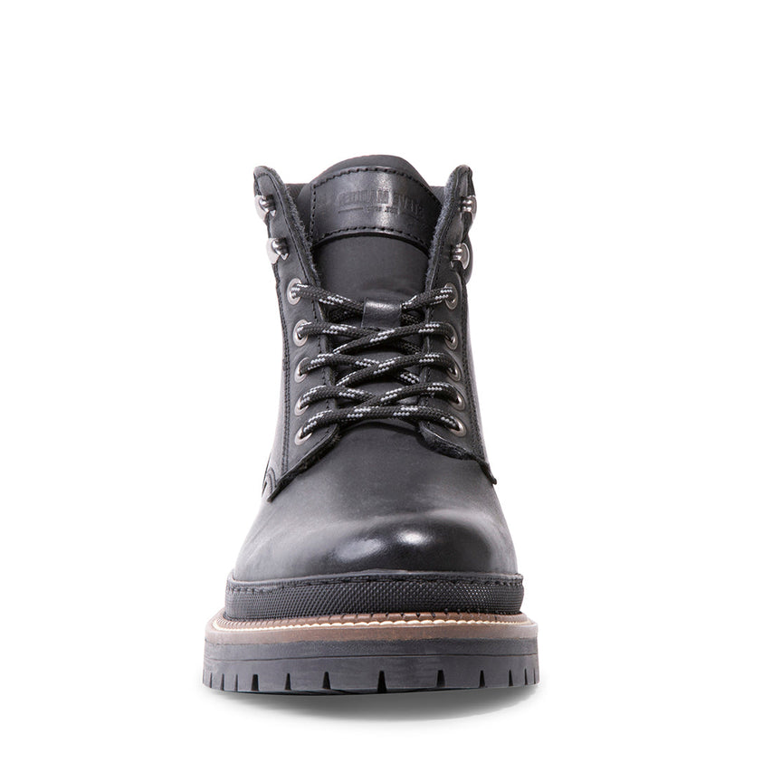 JASPER BLACK LEATHER - Men's Shoes - Steve Madden Canada
