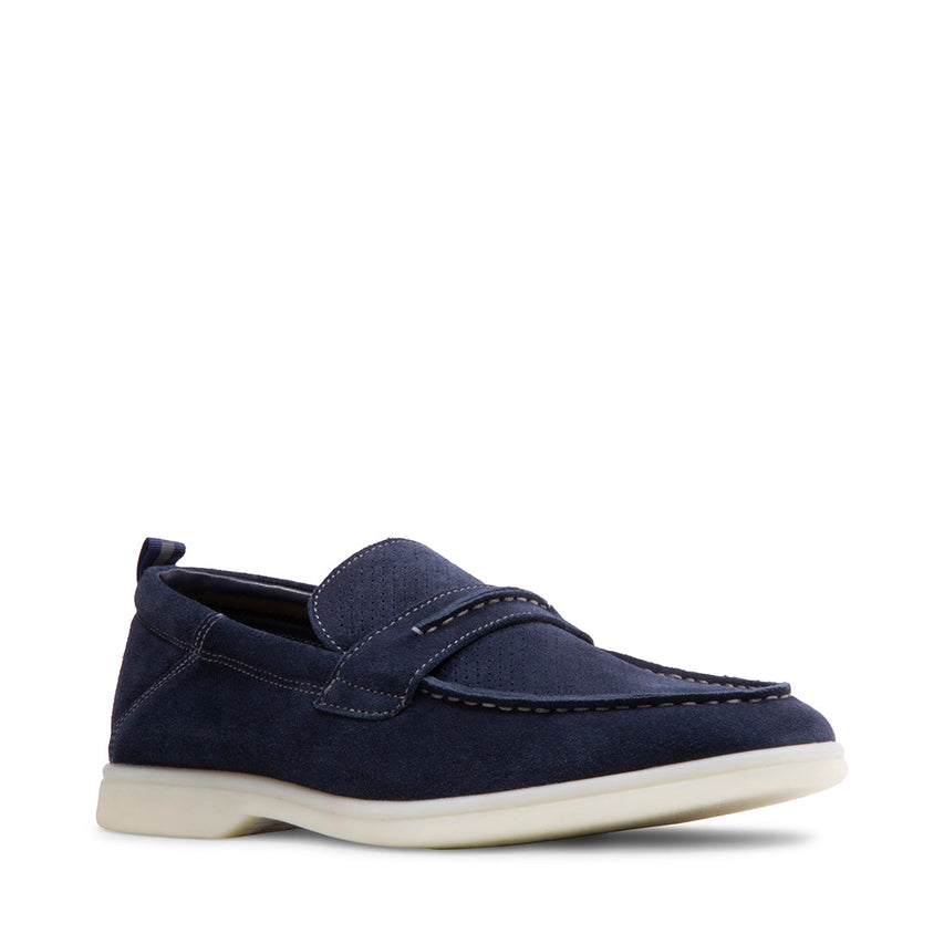QUINN BLUE SUEDE - Men's Shoes - Steve Madden Canada