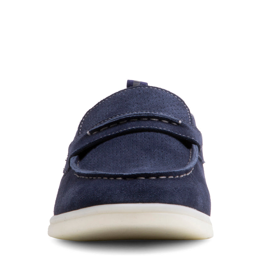 QUINN BLUE SUEDE - Men's Shoes - Steve Madden Canada
