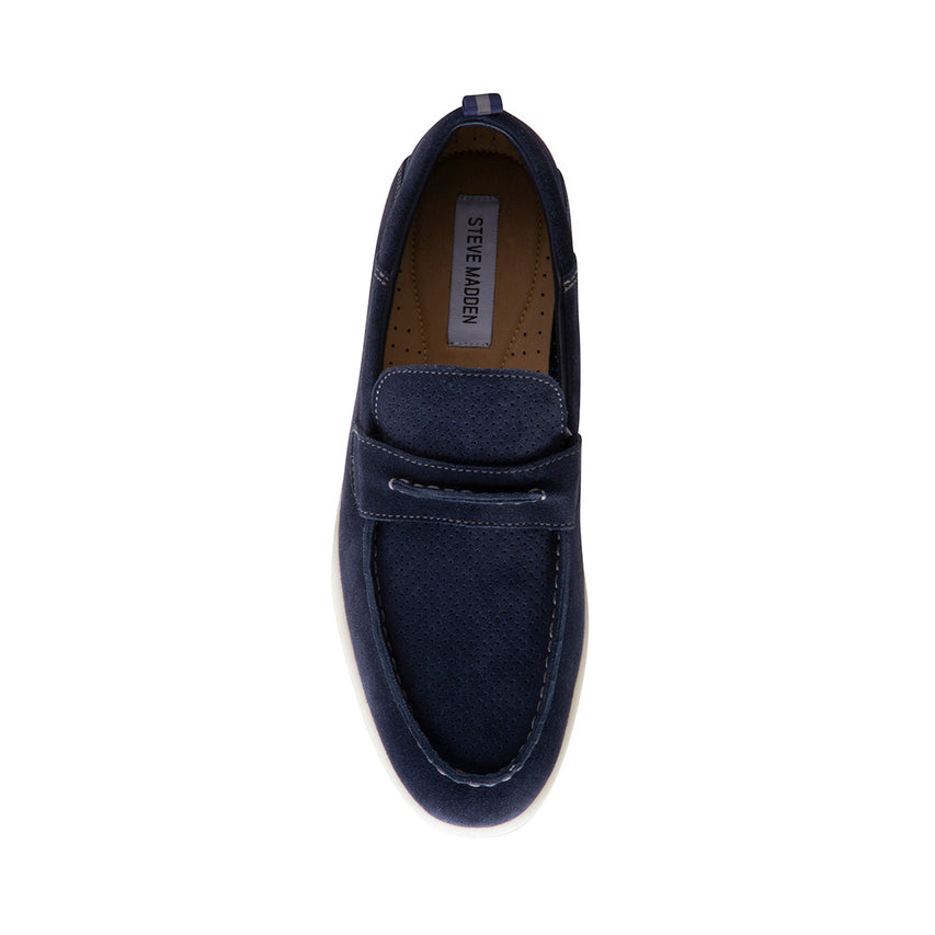 QUINN BLUE SUEDE - Men's Shoes - Steve Madden Canada