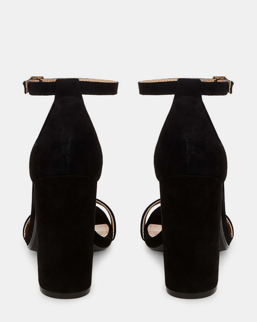 CARRSON BLACK SUEDE - Women's Shoes - Steve Madden Canada