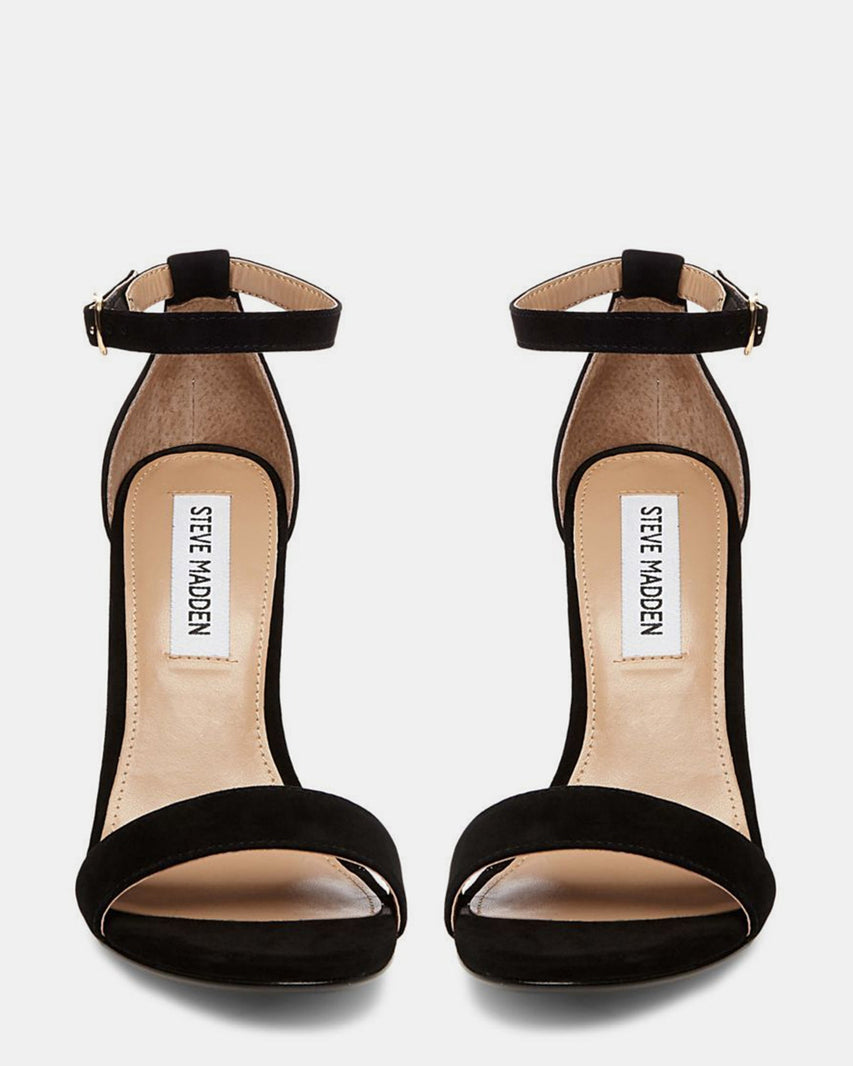 CARRSON BLACK SUEDE - Women's Shoes - Steve Madden Canada