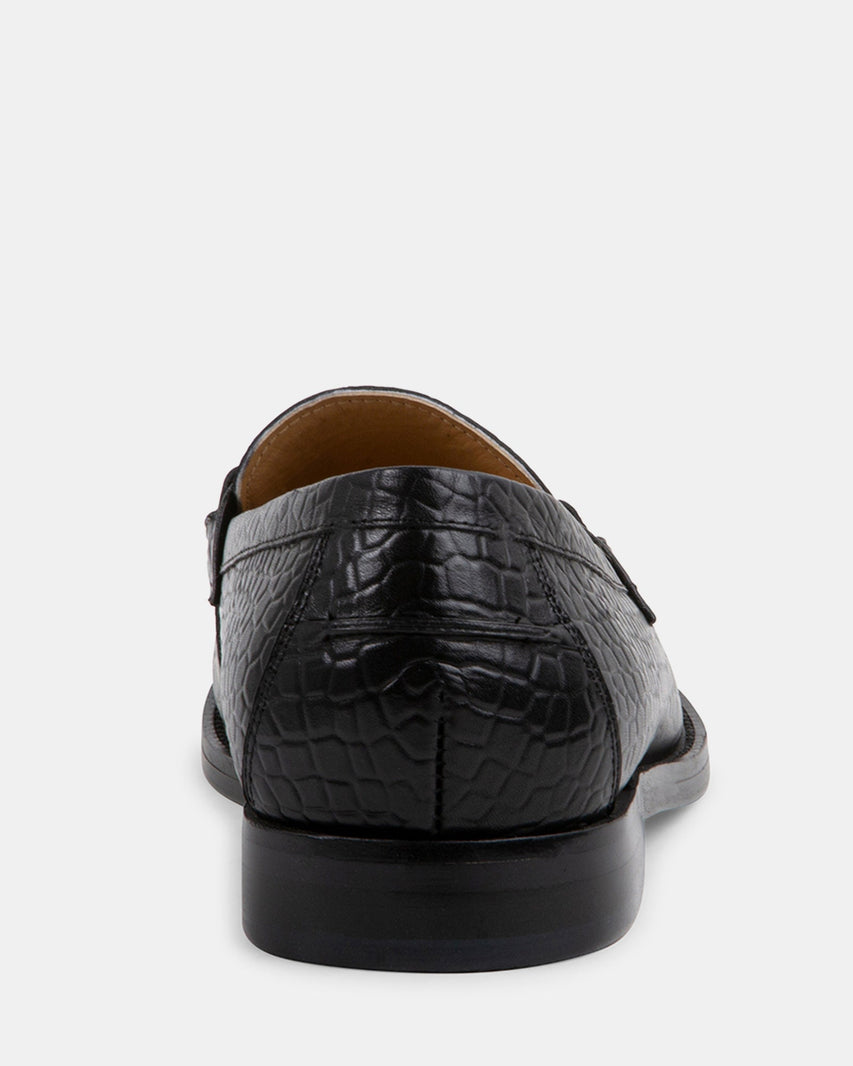 DARKO BLACK LEATHER - Men's Shoes - Steve Madden Canada