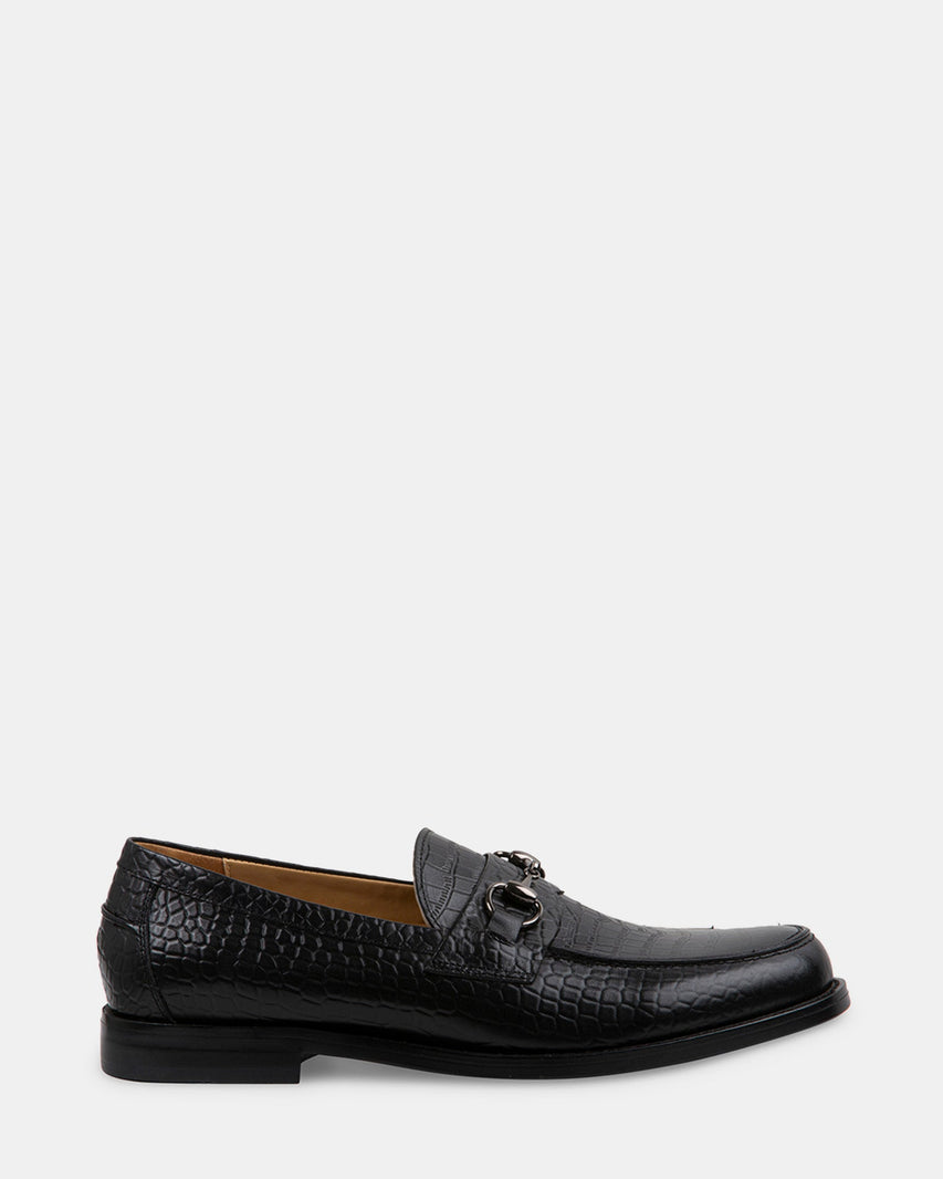 DARKO BLACK LEATHER - Men's Shoes - Steve Madden Canada