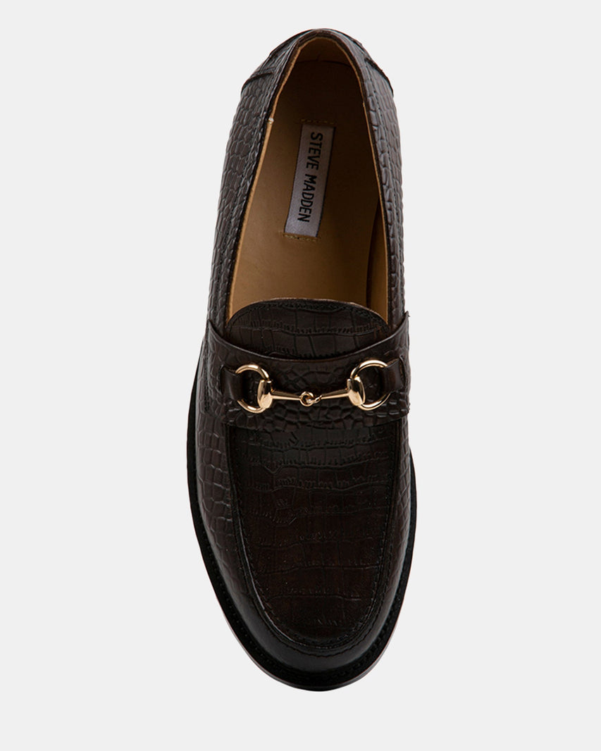 DARKO BROWN LEATHER - Men's Shoes - Steve Madden Canada