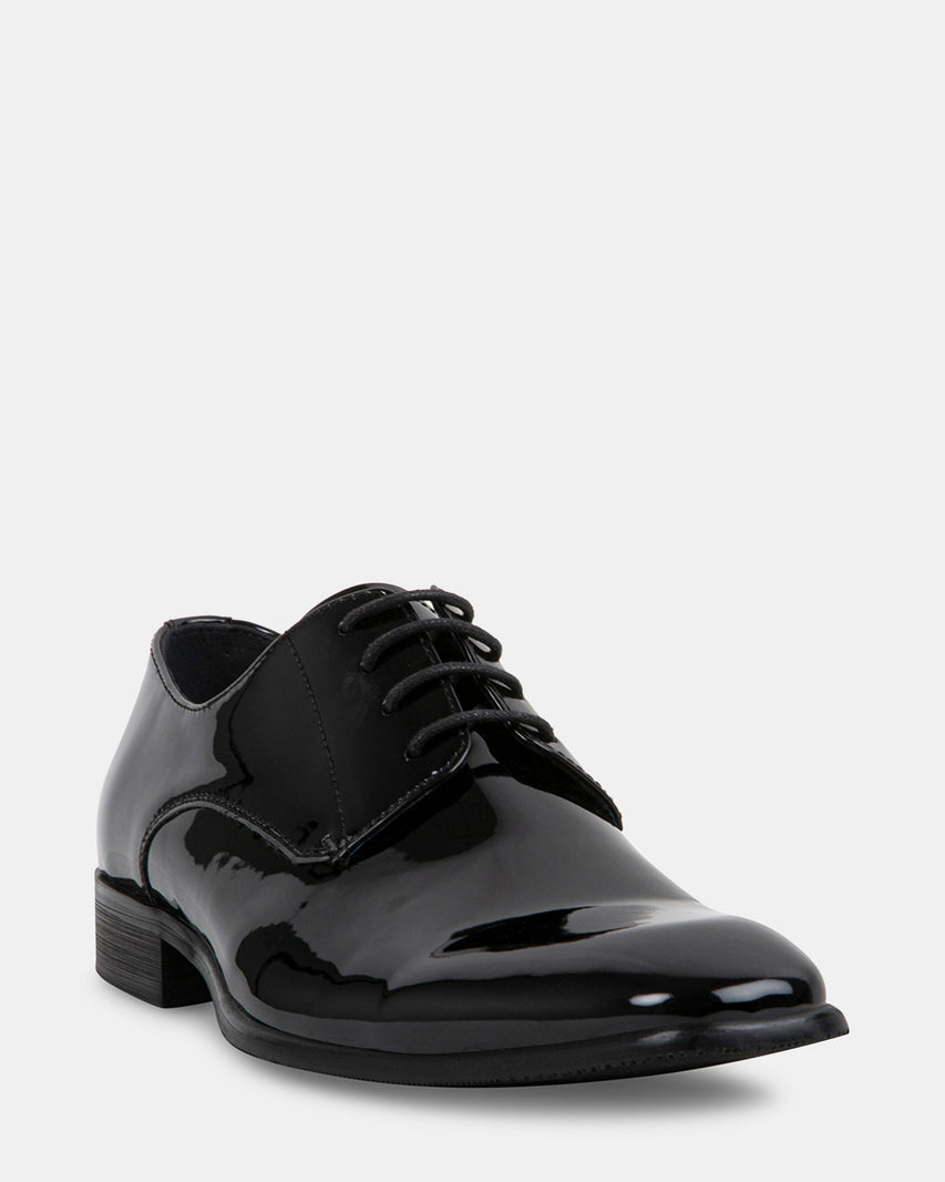 JAVIN-P BLACK PATENT - Men's Shoes - Steve Madden Canada