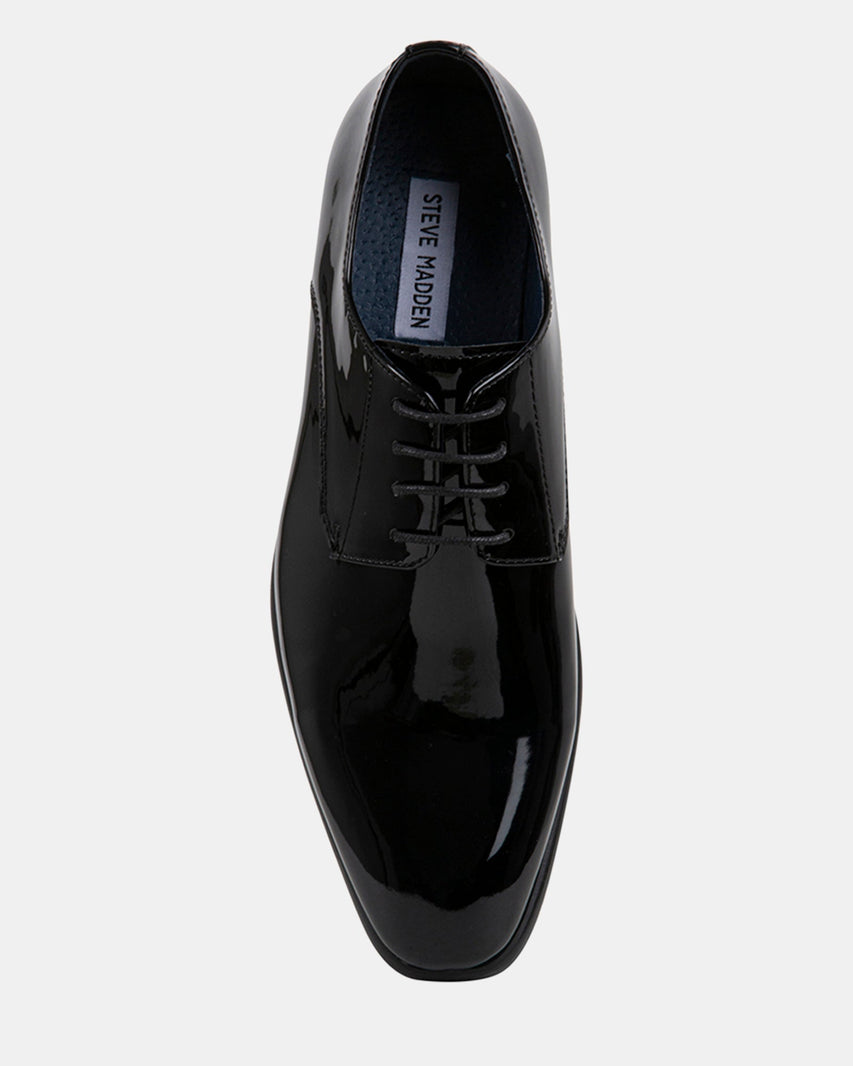 JAVIN-P BLACK PATENT - Men's Shoes - Steve Madden Canada