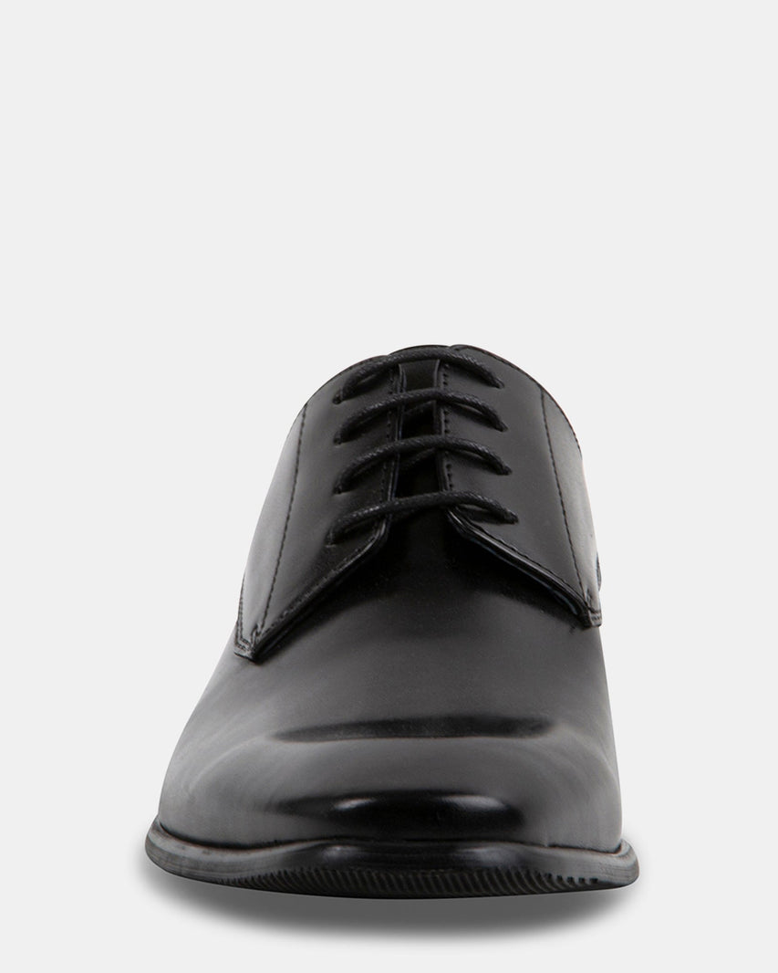 JAVIN BLACK LEATHER - Men's Shoes - Steve Madden Canada