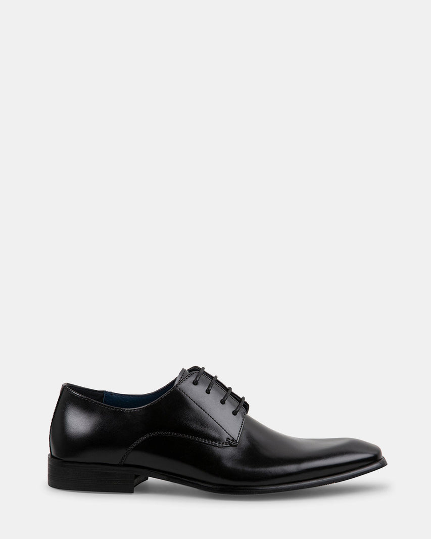 JAVIN BLACK LEATHER - Men's Shoes - Steve Madden Canada