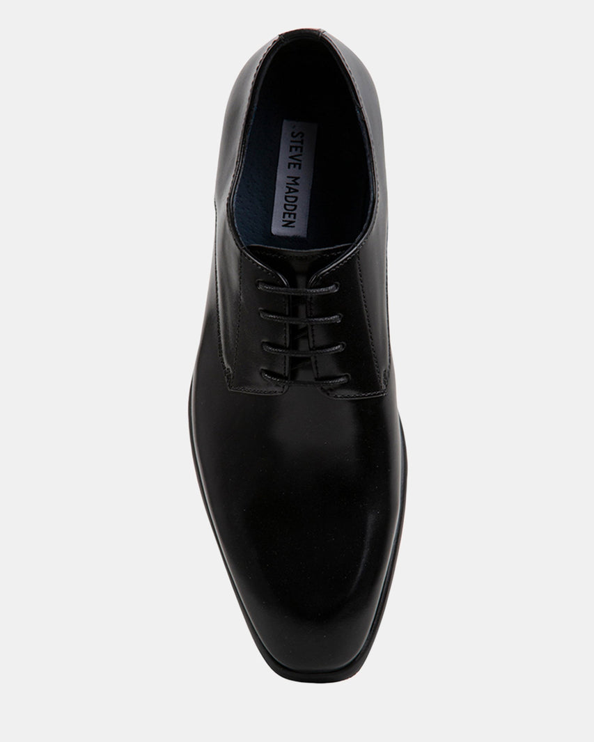 JAVIN BLACK LEATHER - Men's Shoes - Steve Madden Canada