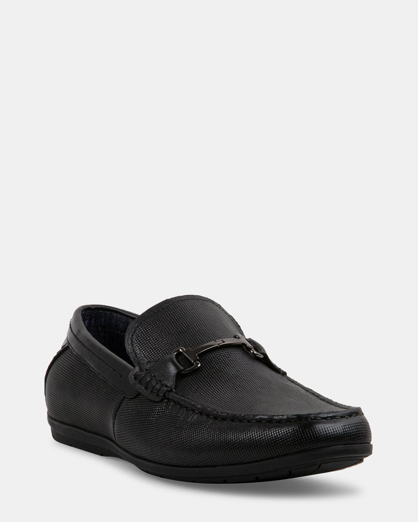 KYSON BLACK LEATHER - Men's Shoes - Steve Madden Canada