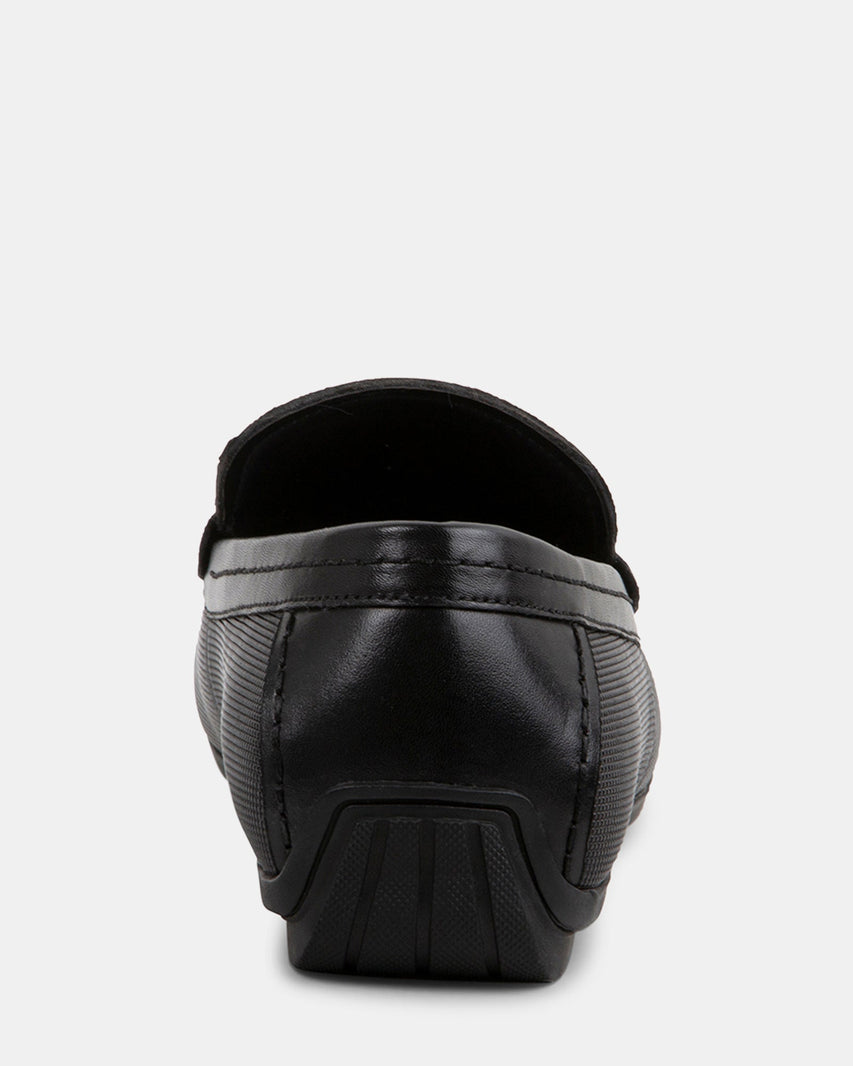 KYSON BLACK LEATHER - Men's Shoes - Steve Madden Canada