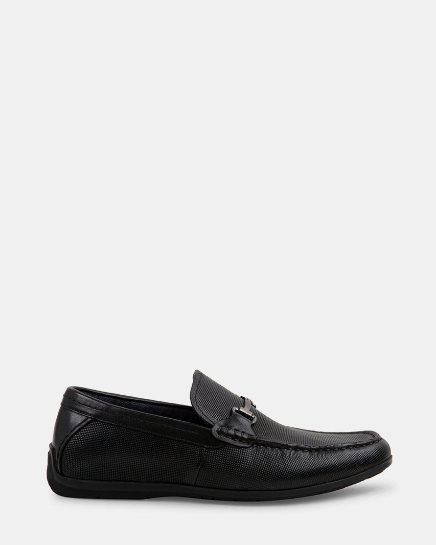 KYSON BLACK LEATHER - Men's Shoes - Steve Madden Canada