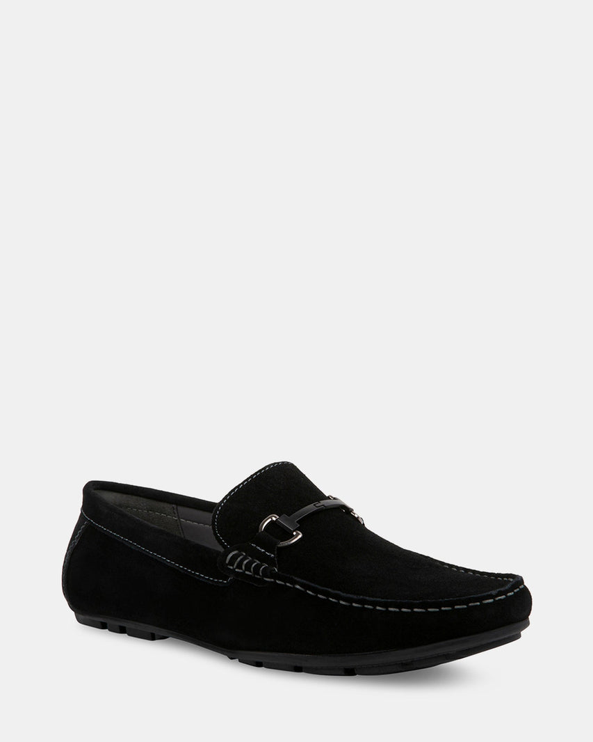 MAURIE BLACK SUEDE - Men's Shoes - Steve Madden Canada