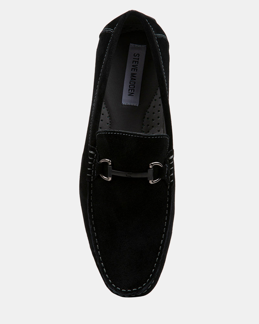 MAURIE BLACK SUEDE - Men's Shoes - Steve Madden Canada