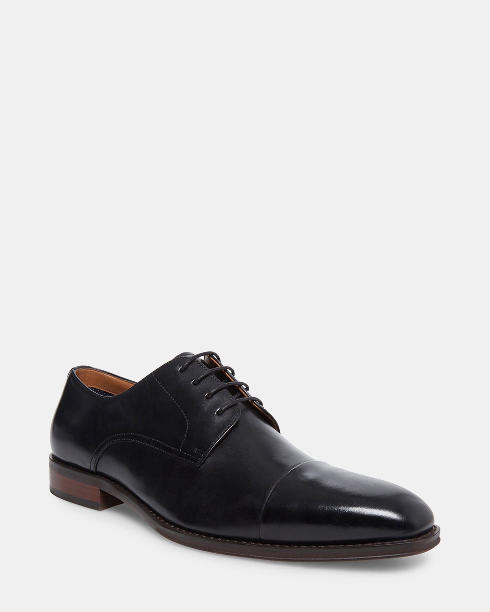 PLOT BLACK LEATHER - Men's Shoes - Steve Madden Canada