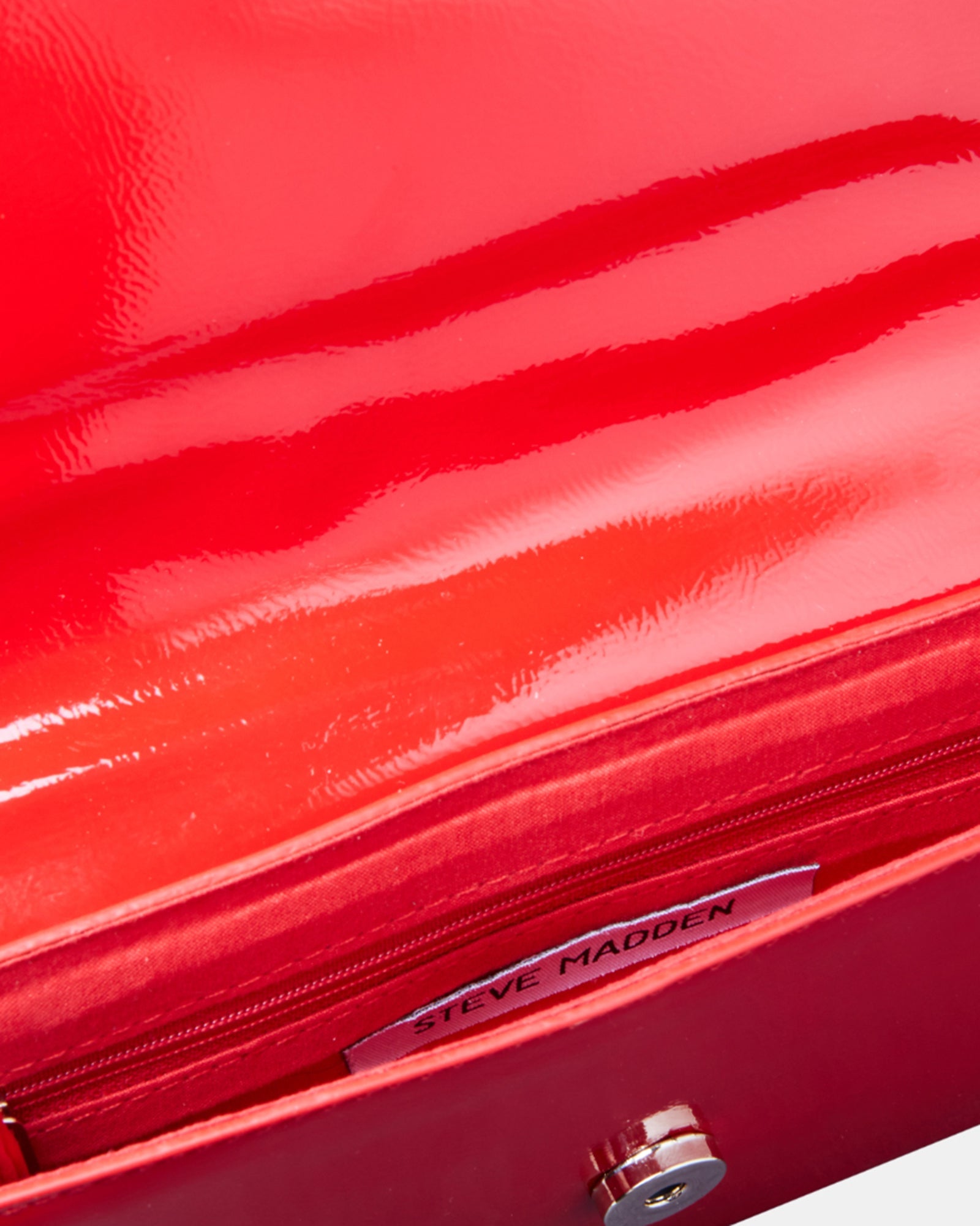 BWORLDLY RED PATENT - Handbags - Steve Madden Canada