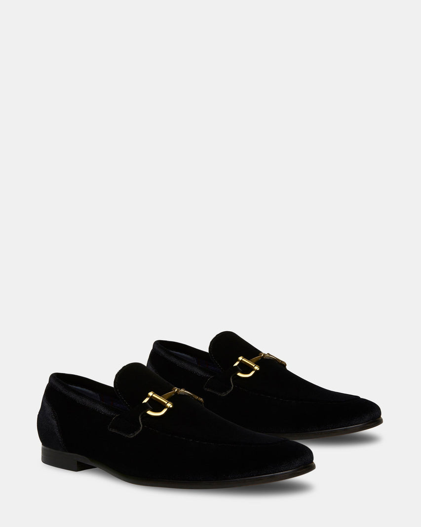 DELRAYY BLACK VELVET - Men's Shoes - Steve Madden Canada